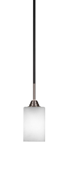 Toltec Lighting - 3401-MBBN-531 - One Light Mini Pendant - Paramount - Matte Black & Brushed Nickel