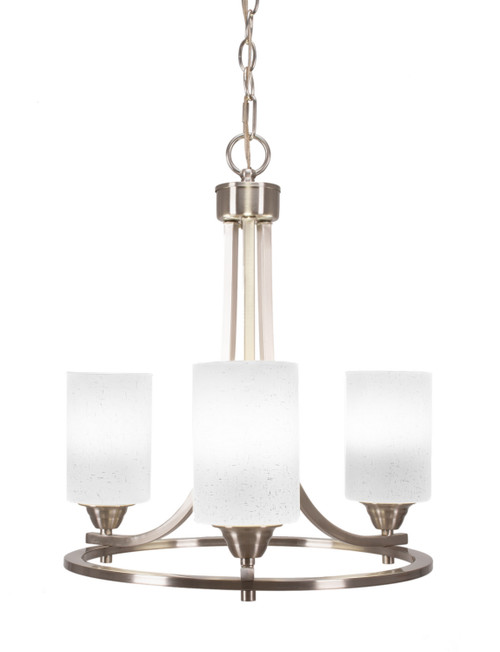 Toltec Lighting - 3403-BN-310 - Three Light Chandelier - Paramount - Brushed Nickel