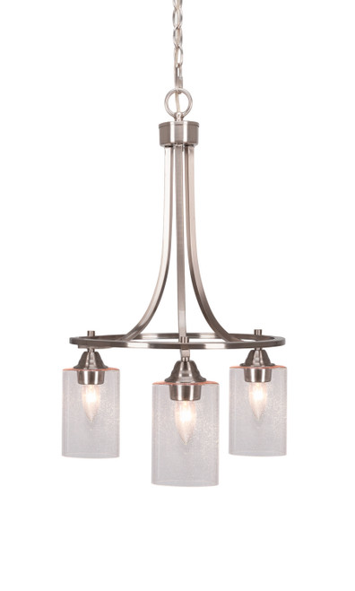 Toltec Lighting - 3413-BN-300 - Three Light Chandelier - Paramount - Brushed Nickel