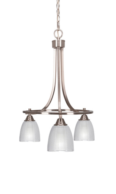 Toltec Lighting - 3413-BN-500 - Three Light Chandelier - Paramount - Brushed Nickel