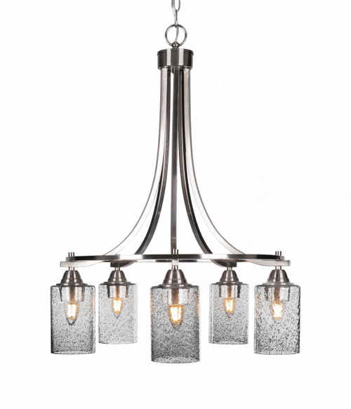 Toltec Lighting - 3415-BN-3002 - Five Light Chandelier - Paramount - Brushed Nickel