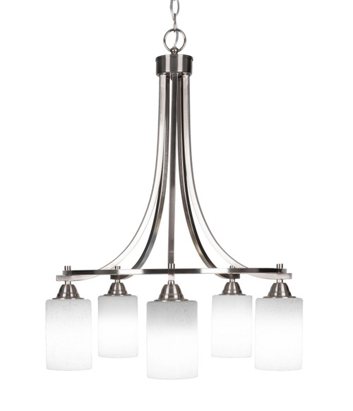 Toltec Lighting - 3415-BN-310 - Five Light Chandelier - Paramount - Brushed Nickel