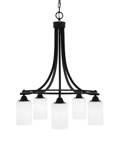 Toltec Lighting - 3415-MB-310 - Five Light Chandelier - Paramount - Matte Black