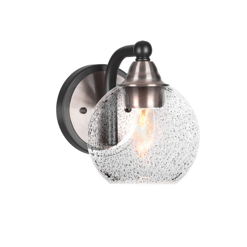 Toltec Lighting - 3421-MBBN-4102 - One Light Wall Sconce - Paramount - Matte Black & Brushed Nickel