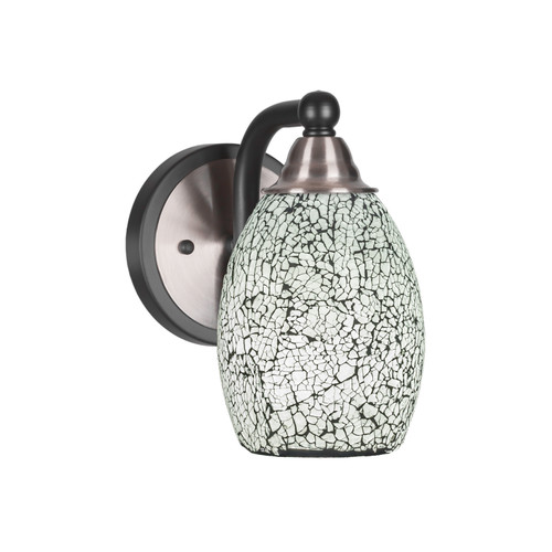Toltec Lighting - 3421-MBBN-4165 - One Light Wall Sconce - Paramount - Matte Black & Brushed Nickel