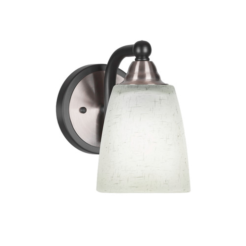 Toltec Lighting - 3421-MBBN-460 - One Light Wall Sconce - Paramount - Matte Black & Brushed Nickel