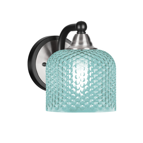 Toltec Lighting - 3421-MBBN-4615 - One Light Wall Sconce - Paramount - Matte Black & Brushed Nickel