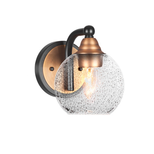 Toltec Lighting - 3421-MBBR-4102 - One Light Wall Sconce - Paramount - Matte Black & Brass