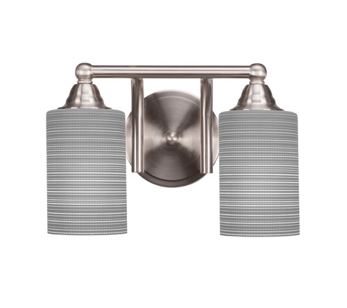 Toltec Lighting - 3422-BN-4062 - Two Light Bath Bar - Paramount - Brushed Nickel