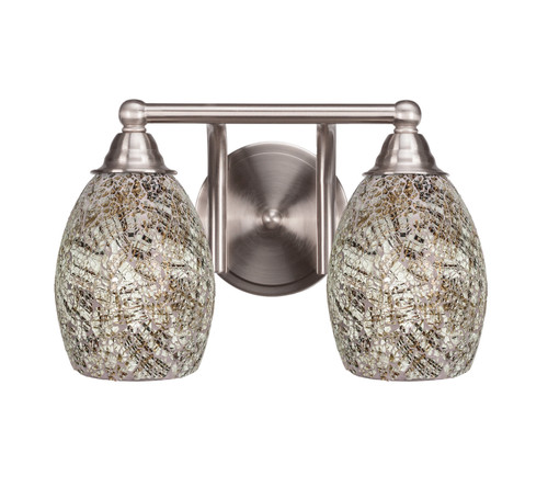Toltec Lighting - 3422-BN-5054 - Two Light Bath Bar - Paramount - Brushed Nickel