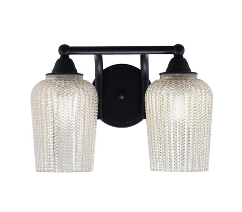 Toltec Lighting - 3422-MB-4253 - Two Light Bath Bar - Paramount - Matte Black