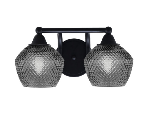 Toltec Lighting - 3422-MB-4622 - Two Light Bath Bar - Paramount - Matte Black