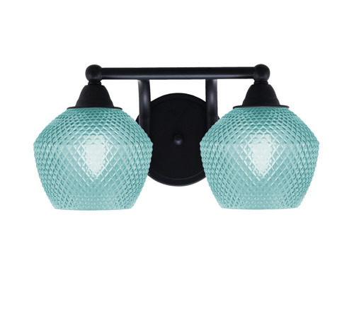 Toltec Lighting - 3422-MB-4625 - Two Light Bath Bar - Paramount - Matte Black