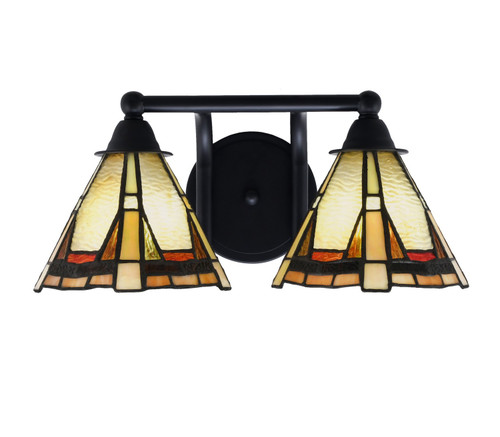 Toltec Lighting - 3422-MB-9345 - Two Light Bath Bar - Paramount - Matte Black