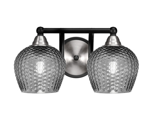 Toltec Lighting - 3422-MBBN-4602 - Two Light Bath Bar - Paramount - Matte Black & Brushed Nickel