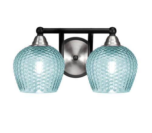 Toltec Lighting - 3422-MBBN-4605 - Two Light Bath Bar - Paramount - Matte Black & Brushed Nickel