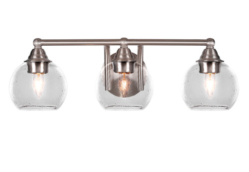 Toltec Lighting - 3423-BN-4100 - Three Light Bath Bar - Paramount - Brushed Nickel
