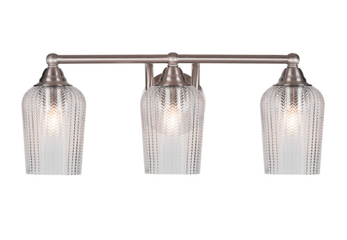 Toltec Lighting - 3423-BN-4250 - Three Light Bath Bar - Paramount - Brushed Nickel