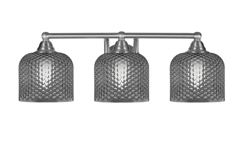 Toltec Lighting - 3423-BN-4612 - Three Light Bath Bar - Paramount - Brushed Nickel