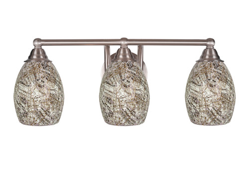 Toltec Lighting - 3423-BN-5054 - Three Light Bath Bar - Paramount - Brushed Nickel