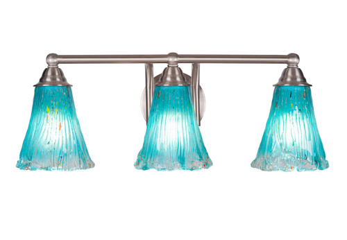 Toltec Lighting - 3423-BN-725 - Three Light Bath Bar - Paramount - Brushed Nickel