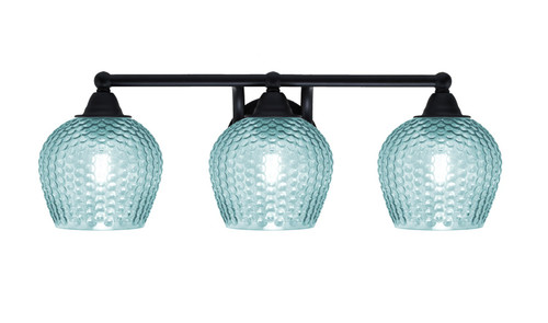 Toltec Lighting - 3423-MB-4605 - Three Light Bath Bar - Paramount - Matte Black