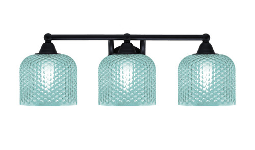 Toltec Lighting - 3423-MB-4615 - Three Light Bath Bar - Paramount - Matte Black