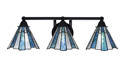 Toltec Lighting - 3423-MB-9325 - Three Light Bath Bar - Paramount - Matte Black