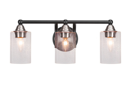 Toltec Lighting - 3423-MBBN-300 - Three Light Bath Bar - Paramount - Matte Black & Brushed Nickel