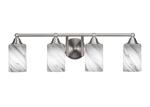 Toltec Lighting - 3424-BN-3009 - Four Light Bath Bar - Paramount - Brushed Nickel