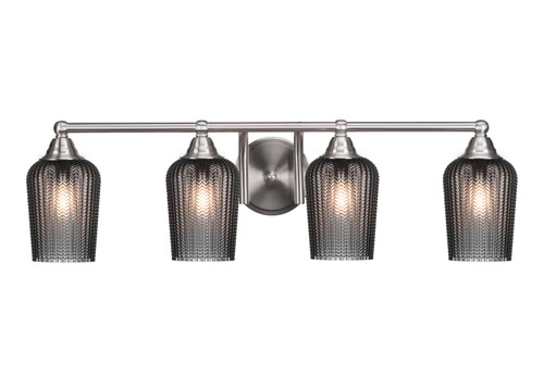 Toltec Lighting - 3424-BN-4252 - Four Light Bath Bar - Paramount - Brushed Nickel