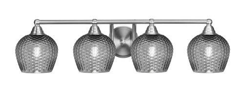 Toltec Lighting - 3424-BN-4602 - Four Light Bath Bar - Paramount - Brushed Nickel