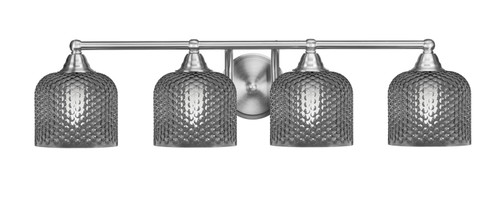Toltec Lighting - 3424-BN-4612 - Four Light Bath Bar - Paramount - Brushed Nickel