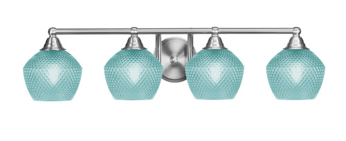 Toltec Lighting - 3424-BN-4625 - Four Light Bath Bar - Paramount - Brushed Nickel