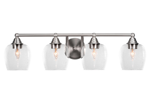 Toltec Lighting - 3424-BN-4810 - Four Light Bath Bar - Paramount - Brushed Nickel