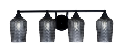 Toltec Lighting - 3424-MB-4252 - Four Light Bath Bar - Paramount - Matte Black