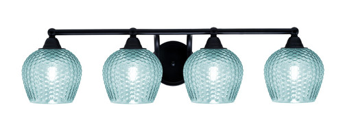 Toltec Lighting - 3424-MB-4605 - Four Light Bath Bar - Paramount - Matte Black
