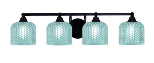Toltec Lighting - 3424-MB-4615 - Four Light Bath Bar - Paramount - Matte Black