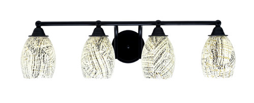 Toltec Lighting - 3424-MB-5054 - Four Light Bath Bar - Paramount - Matte Black