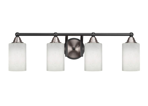 Toltec Lighting - 3424-MBBN-310 - Four Light Bath Bar - Paramount - Matte Black & Brushed Nickel