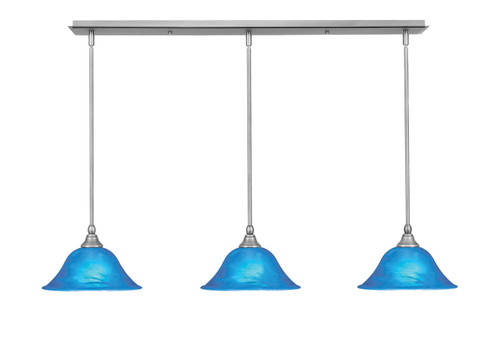 Toltec Lighting - 36-BN-435 - Three Light Linear Pendalier - Any - Brushed Nickel