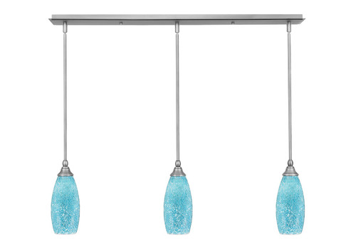 Toltec Lighting - 36-BN-5065 - Three Light Linear Pendalier - Any - Brushed Nickel