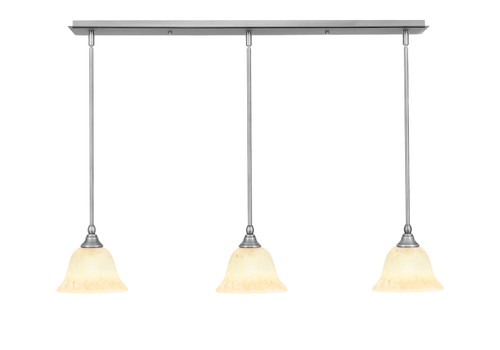Toltec Lighting - 36-BN-508 - Three Light Linear Pendalier - Any - Brushed Nickel