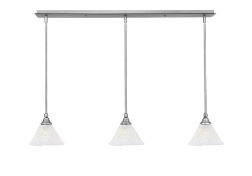 Toltec Lighting - 36-BN-7145 - Three Light Linear Pendalier - Any - Brushed Nickel