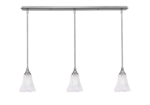 Toltec Lighting - 36-BN-729 - Three Light Linear Pendalier - Any - Brushed Nickel