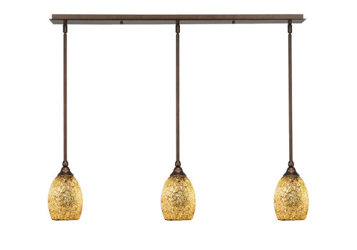 Toltec Lighting - 36-BRZ-4175 - Three Light Mini Pendant - Any - Bronze
