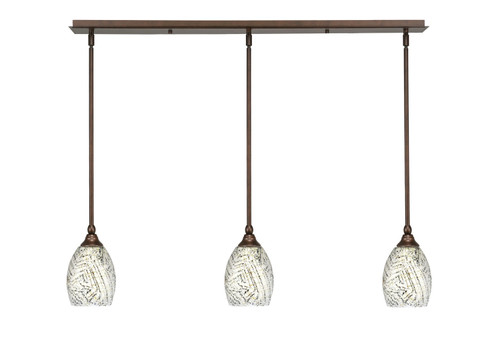Toltec Lighting - 36-BRZ-5054 - Three Light Linear Pendalier - Any - Bronze