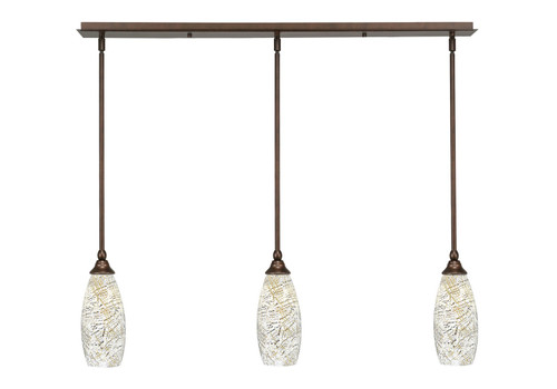 Toltec Lighting - 36-BRZ-5064 - Three Light Mini Pendant - Any - Bronze