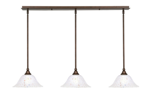 Toltec Lighting - 36-BRZ-731 - Three Light Linear Pendalier - Any - Bronze