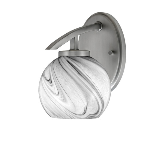 Toltec Lighting - 3720-GP-4109 - One Light Wall Sconce - Kurve - Graphite